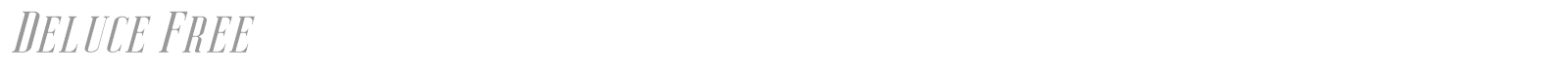 Deluce font preview